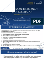 Pertemuan 3 B. Kompensasi Keamanan Dan Kesehatan