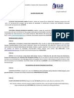 0002 Locação Residencial Com CAUÇÃO Rua Doutor Silvio Bastos Tavares Nº 348 - Bloco 46 - Apto 202 RECANTO DAS PALMEIRAS