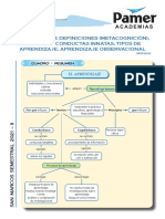 Psico - Sem6 - Aprendizaje I Definiciones, Factores