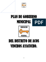 Plan de Gobierno Municipal