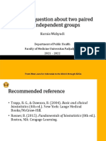 Parametric and Non-Parametric Tests - Topic 6