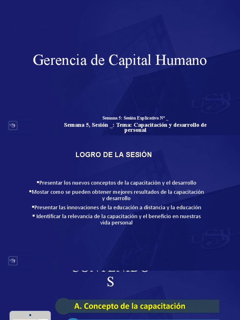 Semana 5-Parte 1-Capacitación y Desarrollo Del Personal | PDF ...
