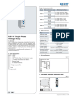 Protection Relay: NJB1-Y Single-Phase Voltage Relay