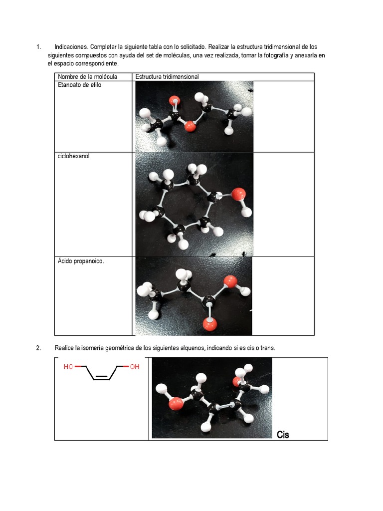 Estructura de Compuestos Químicos | PDF