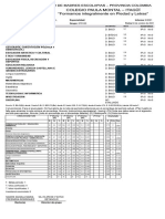 Matrícula Ciencias Naturales Y Educación: Aspectos Evaluados Nota Inasistencia