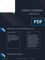 Hidoc Pizzeria: Marketing Plan