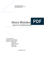 Monografía Henry Mintzberg