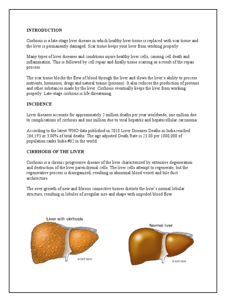Liver Cirrhosis Nursing Care Plan Managementdocx Liver NCP | PDF