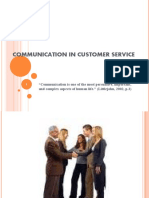 Communication in Customer Service