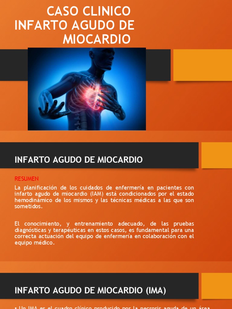 Caso Clinico 6 Ima | PDF | Infarto de miocardio | Especialidades Medicas