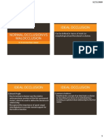 Normal Occlusion Vs Malocclusion