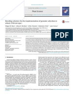 Breeding Schemes For The Implementation of Genomic Selection Inwheat (Triticum SPP.)