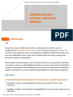 Energia Solar e Outras Fontes de Energia