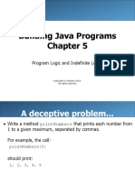 Building Java Programs: Program Logic and Indefinite Loops