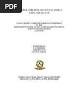Download Mergers and Acquisitions in Indian Banking Sector by zeeshana78 SN53762740 doc pdf
