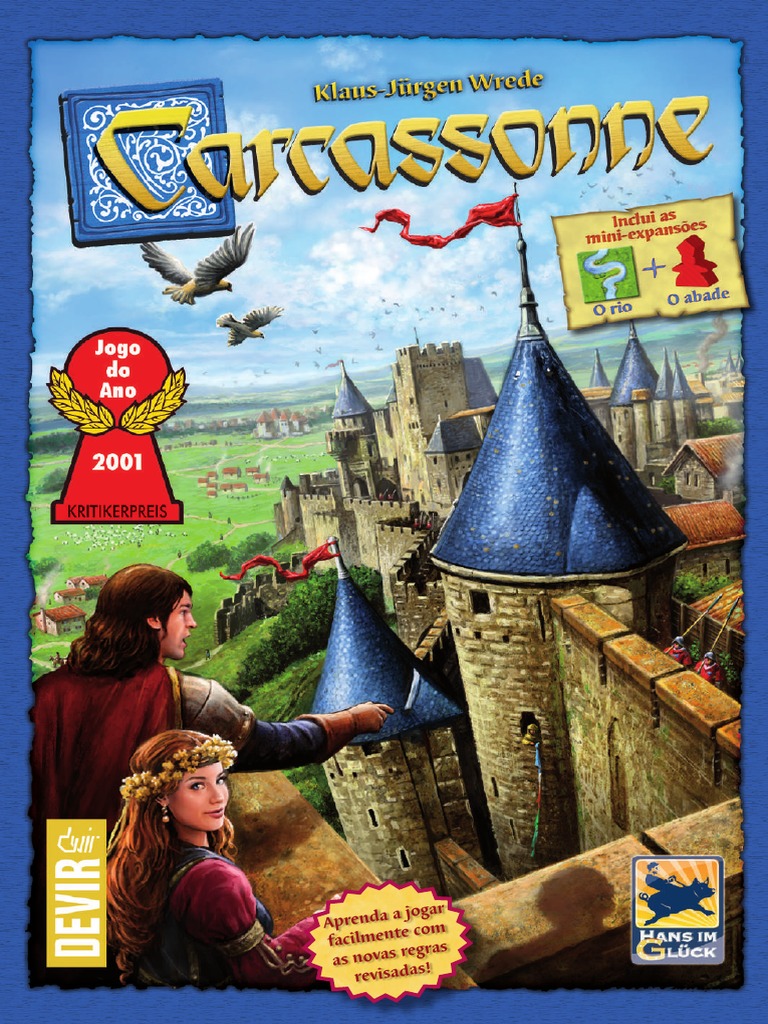 Carcassonne - Manual Básico - 3F | PDF | Cor