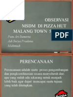 MSDM Di Pizza Hut Malang Town Square
