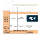 Horario Ext. Municipio Piar-2 Trayecto Inicial Pol. Ii-2021