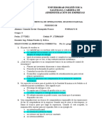 Examen Ger. Operaciones 2do Parcial Formato B Gonzalo Champutiz