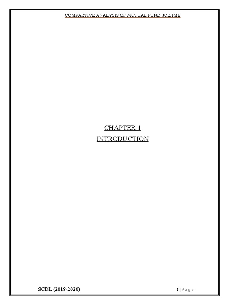 Comparative Analysis of Mutual Funds | PDF | Investing | Investor