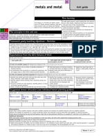 Unit E - Reactions of Metals and Metal Compounds