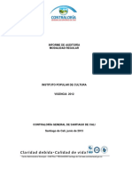 Informe Final Agei Instituto Popular de Cultura - 2012.informe Final Agei Instituto Popular de Cultura - 2012