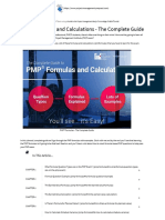 PMP Formulas and Calculations (Advanced Guide With Examples)