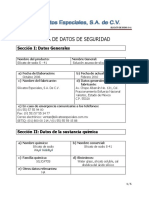 Silicato de Sodio S-41 - Sil Esp (MSDS)