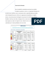 Estimacion y Proyeccion de La Demanda