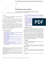 Testing Synthetic Plasticizers Used in Rubber: Standard Guide For