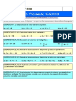 Examen Ecuaciones T7.primer Grado Resueltas