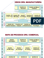 Mapas de Procesos Por Tipo de Empresa - Razón de Ser