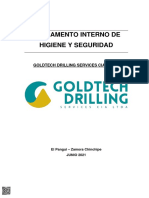 Reglamento Interno de Higiene Y Seguridad: Goldtech Drilling Services Cia. Ltda