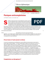 Paniques Anticomplotistes, Par Frédéric Lordon (Les Blogs Du Diplo, 25 Novembre 2020)