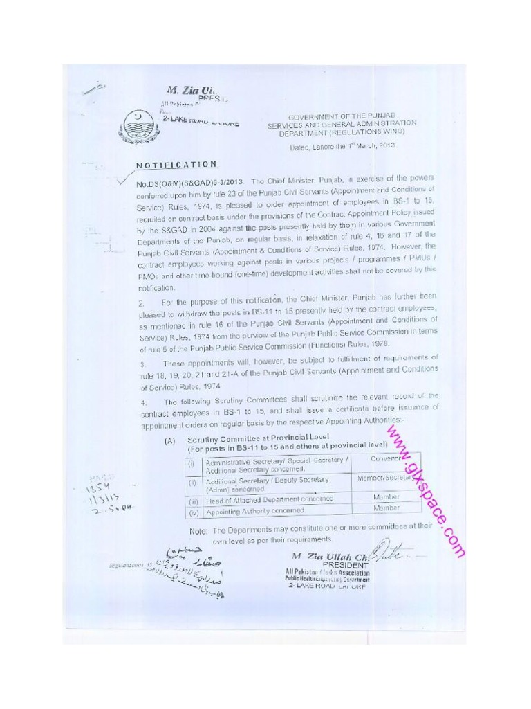 Regularization of All Contract Employees March 20130 - 0 | PDF