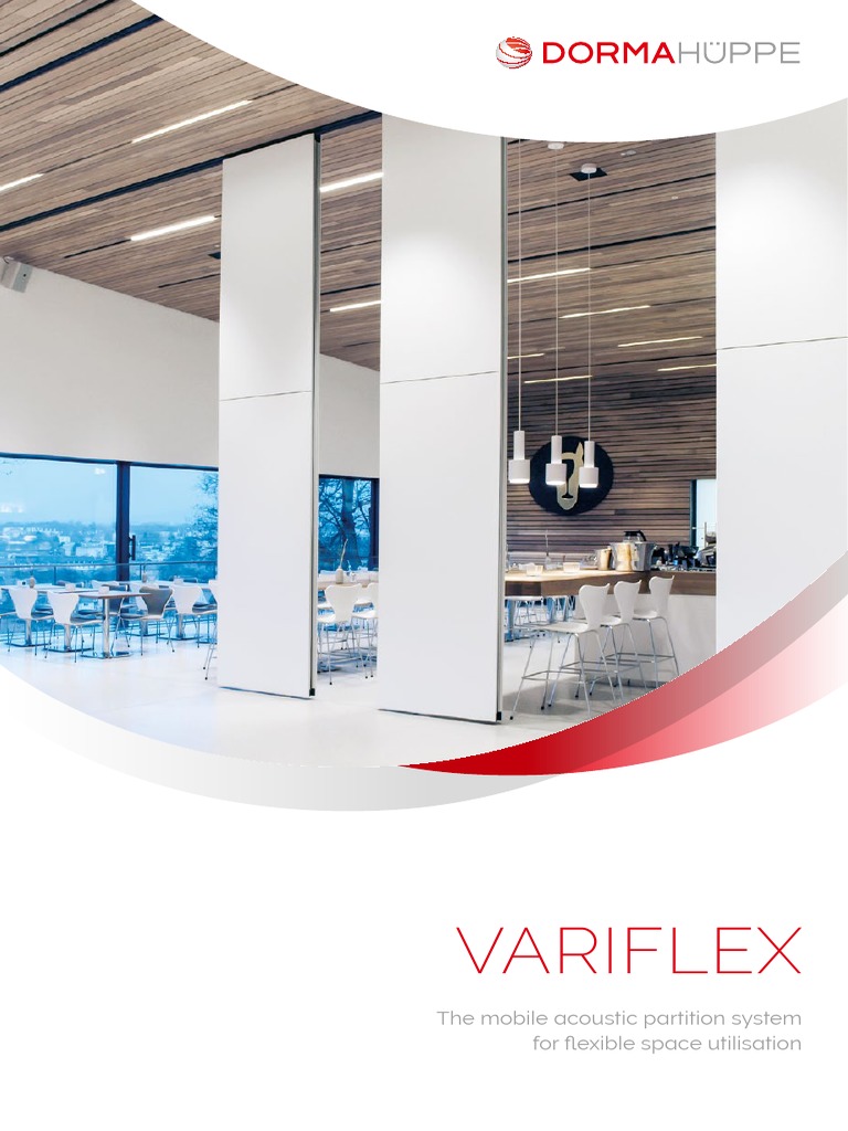 Variflex Mobile Acoustic Partition System PDF Wall Door