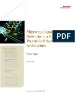 Migrating Legacy IACS Networks To A Converged Plantwide Ethernet Architecture