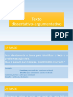 10 passo texto dissertativo argumentativo