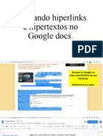 Anexar hiperlinks e hipertextos em notícias no Google Docs