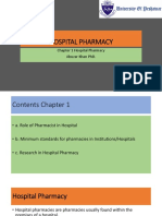 Chap 1. Hospital Pharmacist