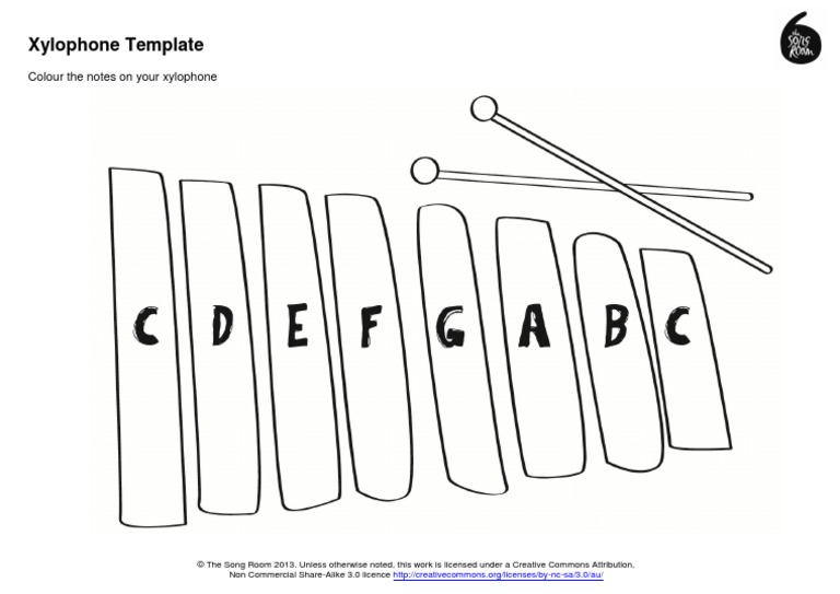 Xilofono Template Pdf