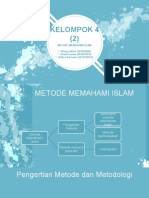 Metode memahami islam