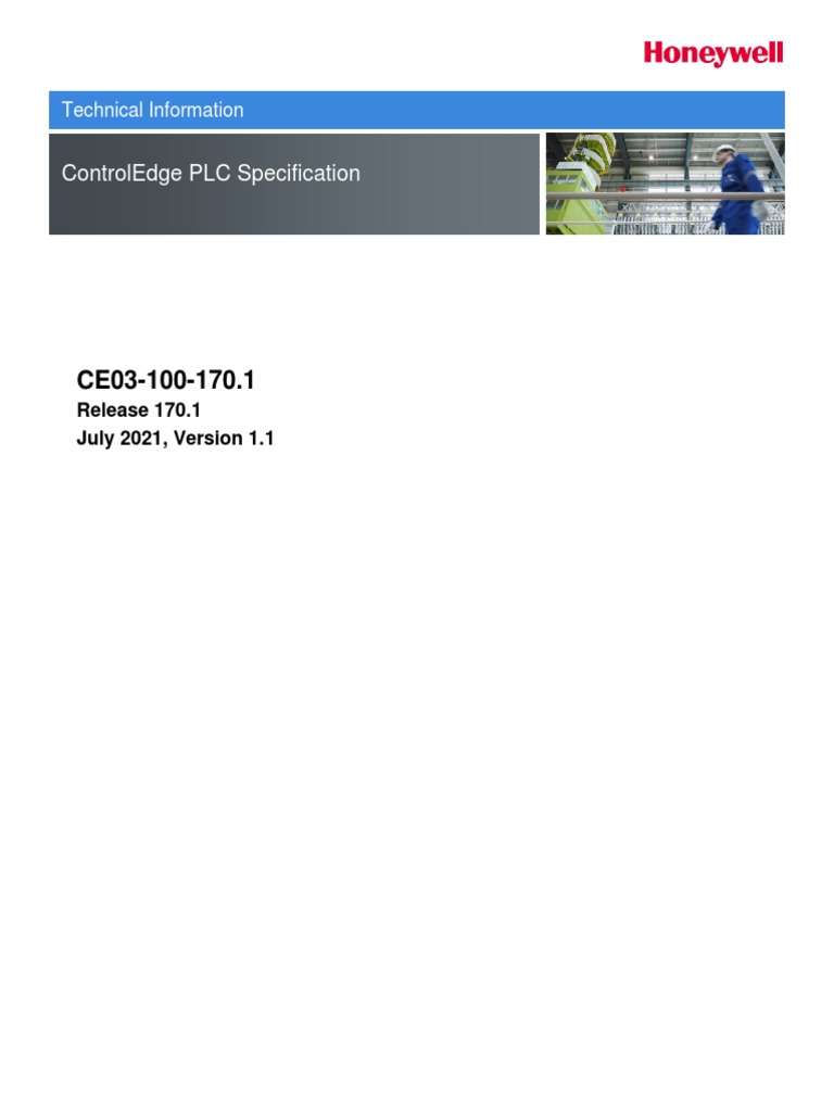Controledge PLC Specification: Technical Information | PDF ...