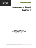 Modules in Assessment in Learning 1 For PRI