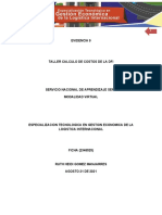 AA1 Evidencia 9 Taller Calculo de Costos de La DFI