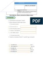 Guía de Recuperación Notas Pendientes 7 Basico