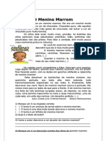 PDF o Menino Marrom Texto e Atividades 3 e 4 Ano DL