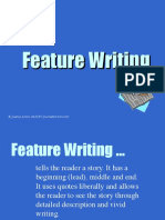 Feature Writing Handout