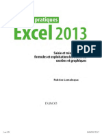 Travaux pratiques Excel 2013