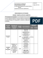 Cronograma de Actividades